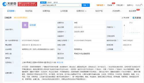 張庭夫婦投資成立實業(yè)公司